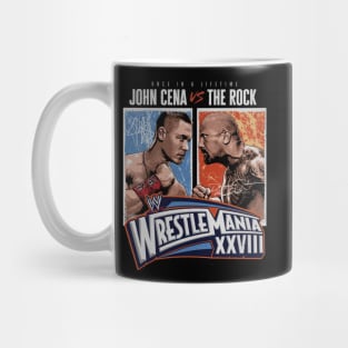 John Cena Vs. The Rock Match WrestleMania 28 Mug